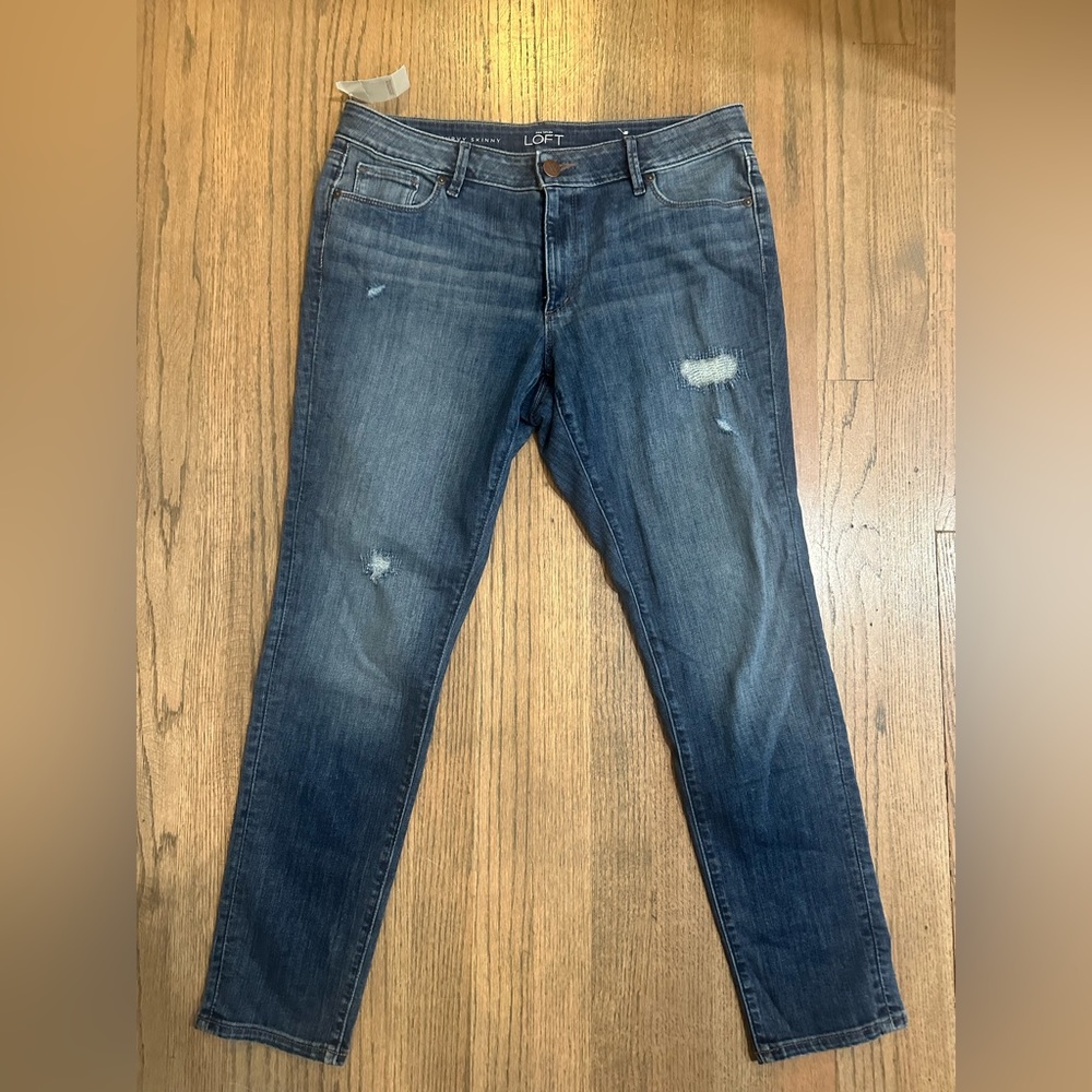 Ann Taylor Loft NWT Curve Skinny Jeans size 31/12P